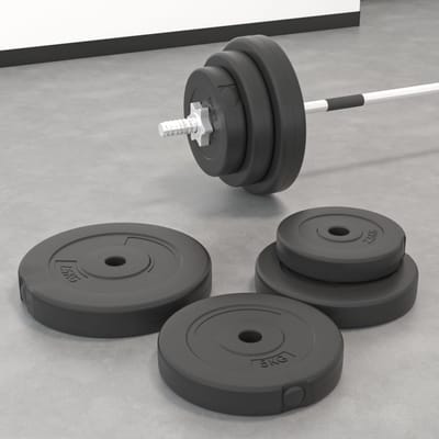 vidaXL - Halterschijven - 6 - st - 30 - kg - cement