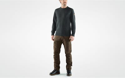 Fjällräven Övik Round Trui Grijs S Man