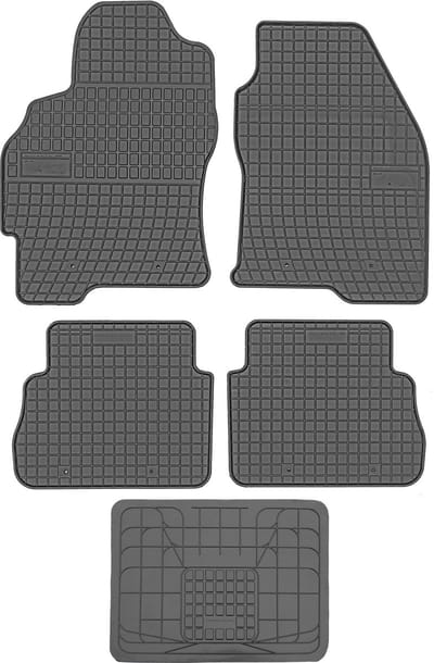Max-Dywanik Frogum - Rubber Automattenset - Voor Ford Mondeo MK1 - Zwarte Kleur