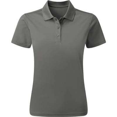 Premier Dames/Dames Duurzaam Poloshirt (Donkergrijs)