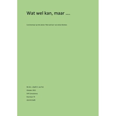 Wat Wel Kan, Maar - Sjef van Put