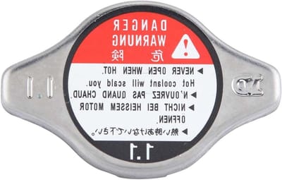 Radiateurdop - Koelsysteem dop - Koeling op peil houden - Hittebestendig aluminium - 7 x 5 x 3 cm - Zilver