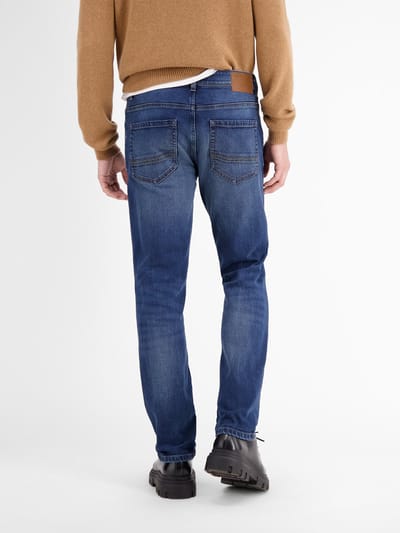 LERROS Baxter Relaxed Fit Jeans – Comfortabele stretch 5-pocket denim , Maat: W32_L34 , Kleur: MID BLUE USED WASH , 99% katoen, 1% elastaan
