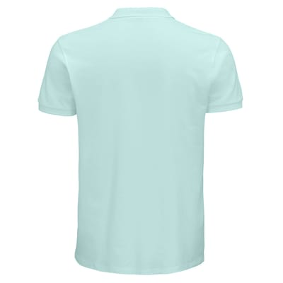 SOLS Heren Planet Pique Organisch Poloshirt (Arctisch blauw)