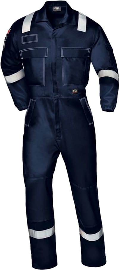 SIR SAFETY CARBOFLAME Hi Vis Reflecterend Werkoverall HEREN Overall Werkkleding Blauw - Brandvertragend - Antistatisch