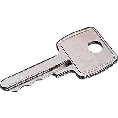 Hoofdsleutel voor Schäfer Shop Select lockerkolommen met 4/5/6 vakken en cilindersloten, zilver