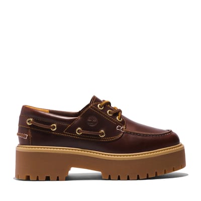 Leather Lace-Up Slip-On Shoes Wo - Bordeaux Lace Up Shoes