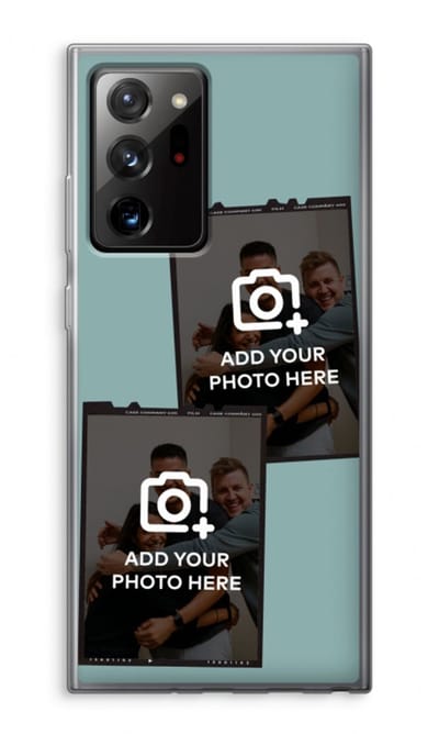 Gepersonaliseerd - Case Company® - Hoesje geschikt voor Samsung Galaxy Note 20 Ultra / Note 20 Ultra 5G hoesje - Polaroid Zwart - Soft Cover Telefoonhoesje - Bescherming aan alle Kanten en Schermrand