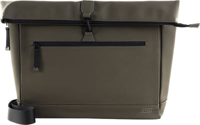 JOST Schoudertas met laptopvak Hamar Shoulder Bag Courier Dark Olive Kaki