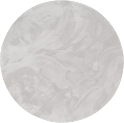 Pergamon Luxus Super Soft Feel Vloerkleed Pearl rond