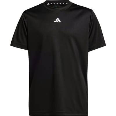 Adidas Train Essentials Logo Regular Fit T-shirt Met Korte Mouwen Zwart 7-8 Years Jongens,Meisjes