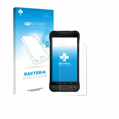 upscreen - Screenprotector voor Zebra Xplore M60 - Folie Beschermfolie transparant antibacterieel