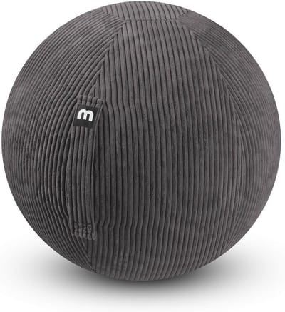 Ergonomische Zitbal met Wasbare Stofhoes voor Thuiswerken en Fitness