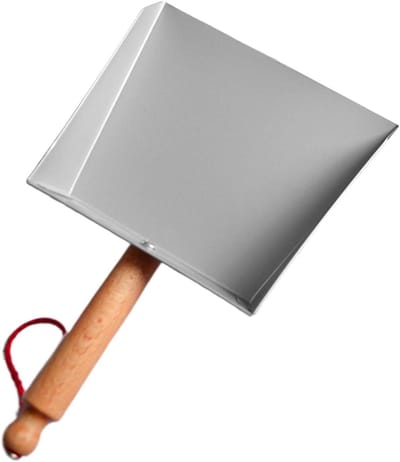 Kleine Stofpan - Metalen Vuilblik - Snel Opruimen - Ergonomisch Handvat - 22 x 15 cm - Metaal