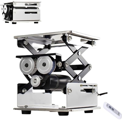 Elektrisch Hefplatform - Schaarheftafel - Precisie Positionering - Afstandsbediend - 10 kg capaciteit - Zilver