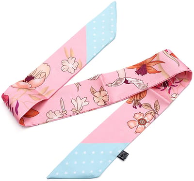 Langwerpig Mode-Accessoire met Tijdloos Grafisch Patroon en Schuine Uiteinden (86x5cm) - Stijl 10
