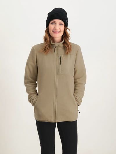 Poederbaas Four Seasons Fleece Vest - Dames - Zand - Maat L