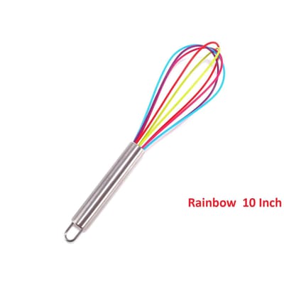 Fouet à œufs coloré en acier inoxydable Fouet à œufs en fil de cuisine Fouet à ballon Fouet à œufs au lait Outil de mélange M