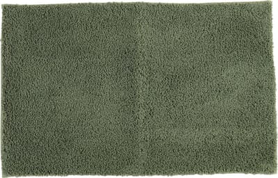 Tendance Badmat microfiber - hoogpolig - groen - 50x80 cm - absorberend - badkamer - antislip - zacht