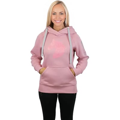 Dames Hoodie Horsenjoy Born To Ride