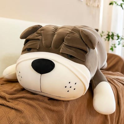Nieuwe Stijl Sharpee Hond Hondenkussen Simulatie Puppy Pluche Speelgoed Kindercadeau Slaapkussen 45cm