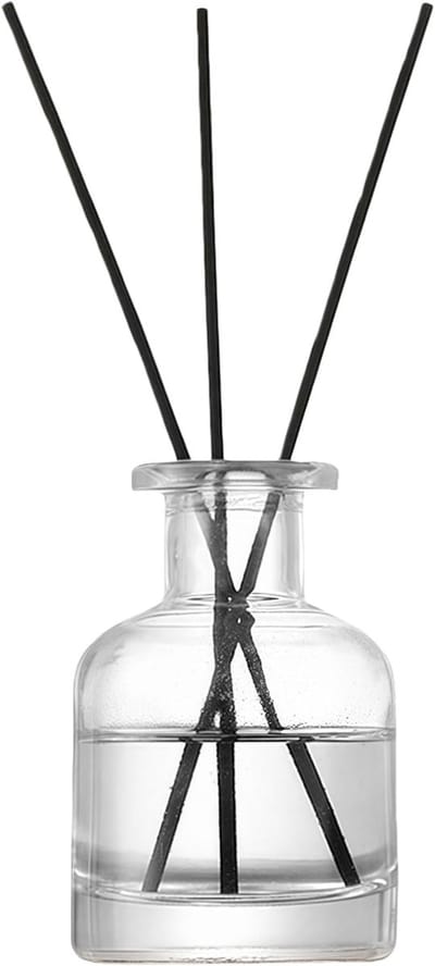 150ml/5oz Lege glazen diffuserfles Diffuserpotten Aromatherapie Opslagcontainer Geuraccessoires Gebruik voor DIY Vervangende rietdiffusersets (Transparant)