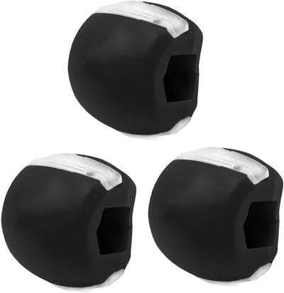 Jawline trainer kaaktrainer siliconen Zwart