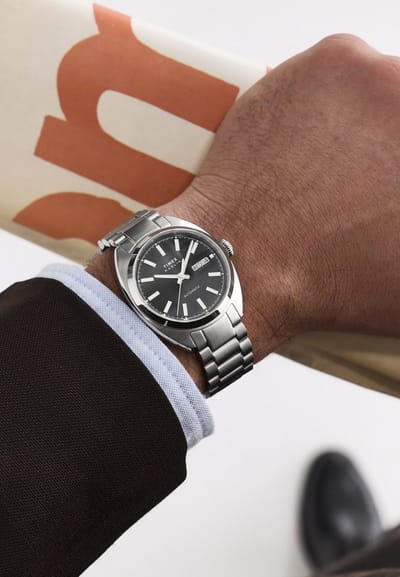 Timex Marlin Draper Automatic Mechanisch Automatisch Horloge Zilverkleurig En Zwart Kast Gemaakt Van 100% Roestvrij Staal En Een Armband Van 100% Roestvrij Staal 37 TW2Y65000AJ, TW2Y65100AJ