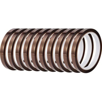 TRU COMPONENTS Polyimide ESD-tape Amber (l x b) 33 m x 10 mm 10 stuk(s)