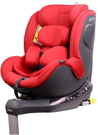 Avova autostoeltje - Sperber-Fix - i-Size - voor kind 40-105cm - groep 0+1 - Maple rood