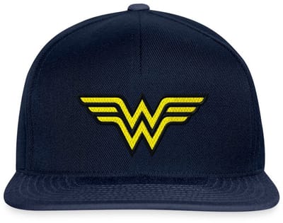 DC Comics Wonder Woman Logo Borduurwerk Snapback cap