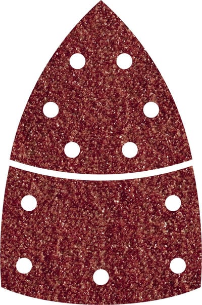 wolfcraft - Mouse Schuurpapier Korrel 120 - 10 stuks - 95mm - Zelfhechtend multischuurmachine schuurblad - 1814000