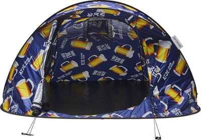 Oh Crabb - pop up tent / festival tent + vlaggenlijn - ruime 2/3 persoons tent - bier, Oktoberfest - lichtgewicht - camping en festival