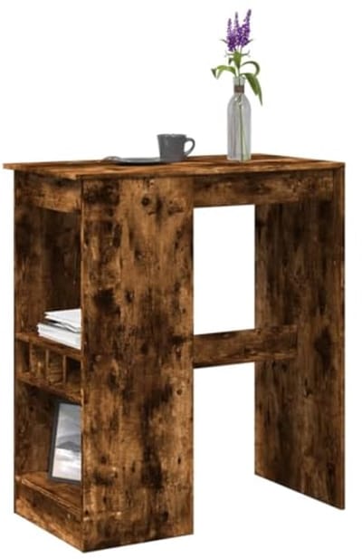 Bartafel met opbergvakken - Barmeubel Hoge tafel - Keuken organiseren - Glad en vochtbestendig oppervlak