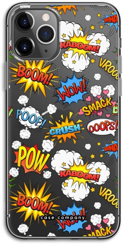 Case Company® - Hoesje geschikt voor iPhone 11 Pro hoesje - Pow Smack - Soft Cover Telefoonhoesje - Bescherming aan alle Kanten en Schermrand