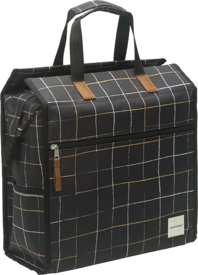 New Looxs Check Lilly Shopper Fietstas - 18 liter – Zwart