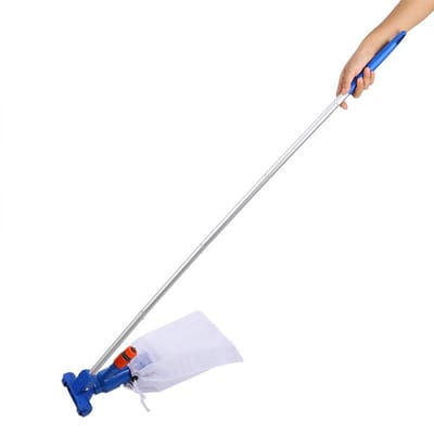 Dailygoods- Zwembadreinigingsset Professionele Reiniging - Zuigkop - Flexibele Stang 135 cm - Dieptereiniging - Vuilverwijdering - Innovatief Ontwerp - Zwembadaccessoires