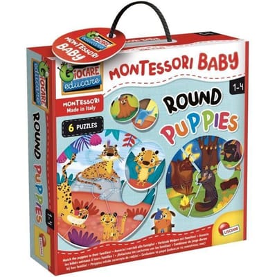 Lisciani - Montessori Baby - round puppies