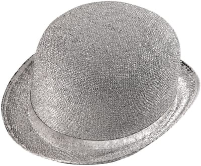 Zilverkleurige bolhoed