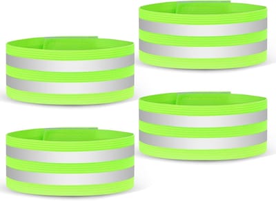 Reflecterende Veiligheidstape voor Hardlopen, Fietsen en Joggen - Neon Reflectoren voor Kinderen en Volwassenen, Dubbelzijdig en Universieel