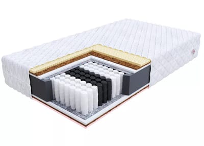 FDM® SUMMER Matras 100x200 cm - Hoogte 29 cm H3 en H4 - Pocketvering Matrassen - Dubbelzijdig - 7 zones - Antiallergisch