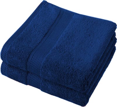 De Witte Lietaer Gastendoekje Stephanie Blue Indigo - 30 x 50 cm - 2 stuks - Blauw - Katoen