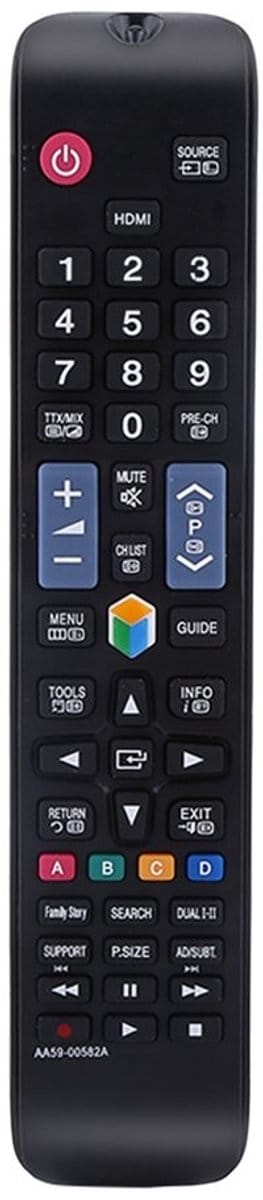 Dailygoody - Universele Televisie Afstandsbediening - Vervangingscontroller - Compact en Gripvast - Geschikt voor Smart TV - Innovatieve Toetsenbordbe.