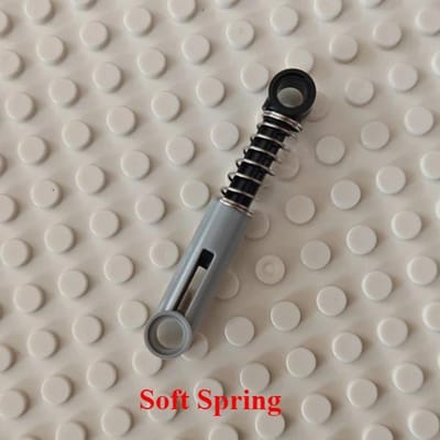 10 STUKS High-tech Schokdemper Motorvoertuig Harde/zachte Veer MOC Bouwsteen Deel Werkt Met Lego 92592 18404 76138
