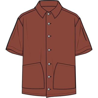 Shirt met zak Solid Allan