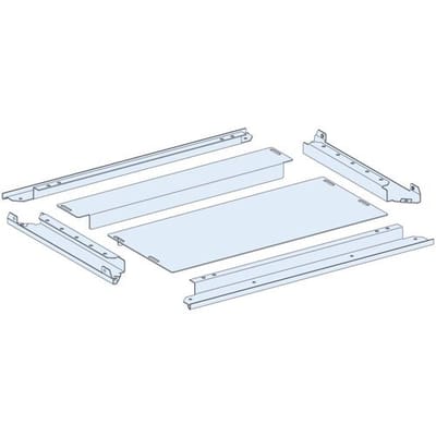 Schneider Electric LVS08696 PrismaSeT-P, kabelinvoerplaat, 2-delig, IP30, breedte=650 mm, diepte=600 mm Verdeelkastaccessoire 1 stuk(s)