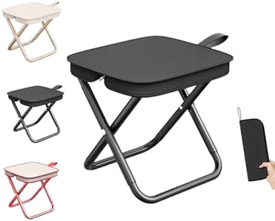Ultraleichte Opvouwbare Campingstoel - Draagbaar en Stabiel tot 136 kg - Voor Wandelen, Vissen en Strand - Samenklapbaar Design