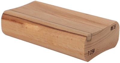 Dailygoods- Gitaar Schuurblok Esdoorn - Schuurblok met Steel - Houten Schuurblok - Slijtvast - Gladde Verschijning - Geschikt voor Gitaarbouwers