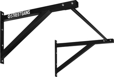 Optrekstang Straight Grip Pull Up Bar System Zwart - StreetGains®