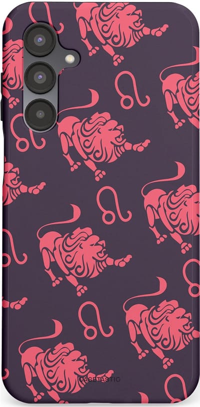 Casetastic Hoesje Geschikt voor Samsung A16 - Stijlvolle Beschermende Duo-layer Case - Zodiak leeuw